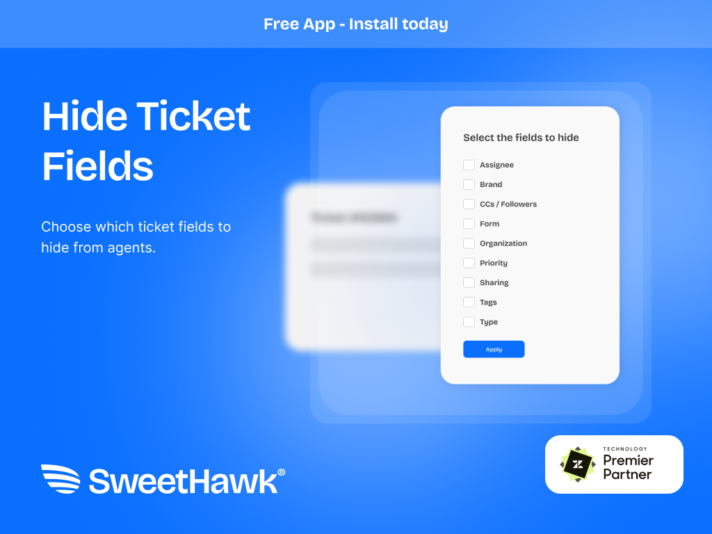 Hide Ticket Fields screenshot 1